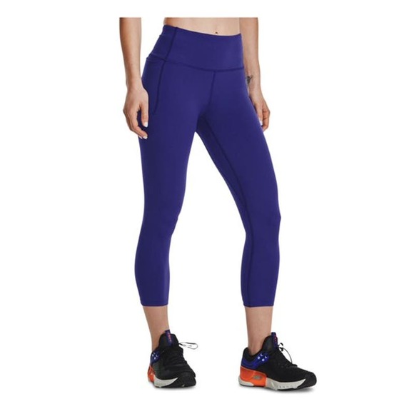 Under Armour Pants - Under Armour Women's Meridian Studio Crop Leggings navy blue, XS